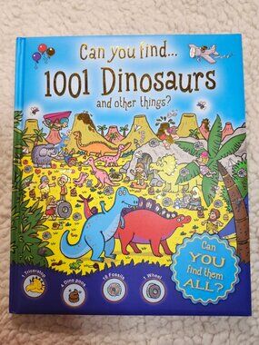 Can You Find 1001 Dinosaurs and Other Things Hardcover 2024 Igloo Books